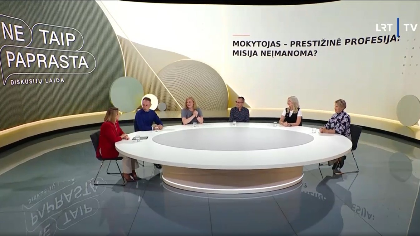 Švietimo realybė LRT laidoje „Ne taip paprasta“: ar mokytojo profesijos prestižas – misija neįmanoma?